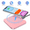 Pink, variant on AGPTEK Wireless Charger with USB-C, 15W Max Fast Charging Pad for iPhone, LG, Galaxy , AirPods Pro,Pink