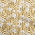 thumbnail image 1 of oneOone Cotton Flex Yellow Fabric Geometrical Mix Sewing Material Print Fabric By The Yard 40 Inch Wide, 1 of 4