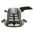 thumbnail image 5 of Tramontina 11 Piece Ceramic Nonstick Nesting Cookware Set Stackable, Space Saving Set - Sea Spray, 5 of 5