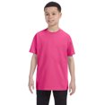 thumbnail image 1 of Hanes 54500 Youth Tagless T-Shirt - Pink - Small, 1 of 1