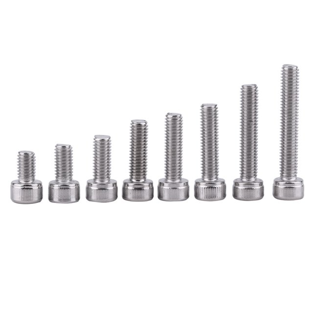 Repair Tool Accessory,Stainless Steel SS304 Hex Bolts Nut Bolt Assortment User-Friendly Design