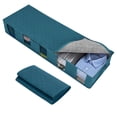 thumbnail image 3 of Foldable Under Bed Storage Bag - Non-Woven Fabric, 5 Compartments with Transparent Window, For Clothes/Toys, 3 of 4