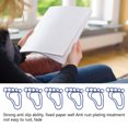 thumbnail image 4 of 100Pcs Cute Paper Clips, Foot Shaped Funny Slip Proof Portable Paper Clips For Office School Family, 4 of 8