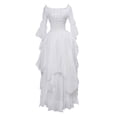 thumbnail image 1 of TopLLC Robe Blanche pour Femmes Robe de Bal Chérie Robe de Bal en Tulle avec Fente Princesse Mariage Robe de Soirée Formelle Robes d'Été pour Femmes, Robe Blanche, 1 of 5