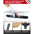 thumbnail image 4 of Étagère de Rangement de Cuisine en Métal Robuste à 3 Niveaux Réglables - Support d'Organisation Utilitaire - Capacité de 1320 Lb - pour Garage, Garde-Manger, Entrepôt - Noir, Taille : 150x60x91,2 cm, 4 of 8