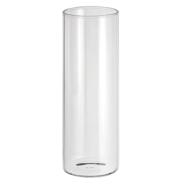 Unique Bargains 5.9'x2' Clear Glass Cylinder Vase Tabletop Flowers Vase Floating Candle Holder Vase
