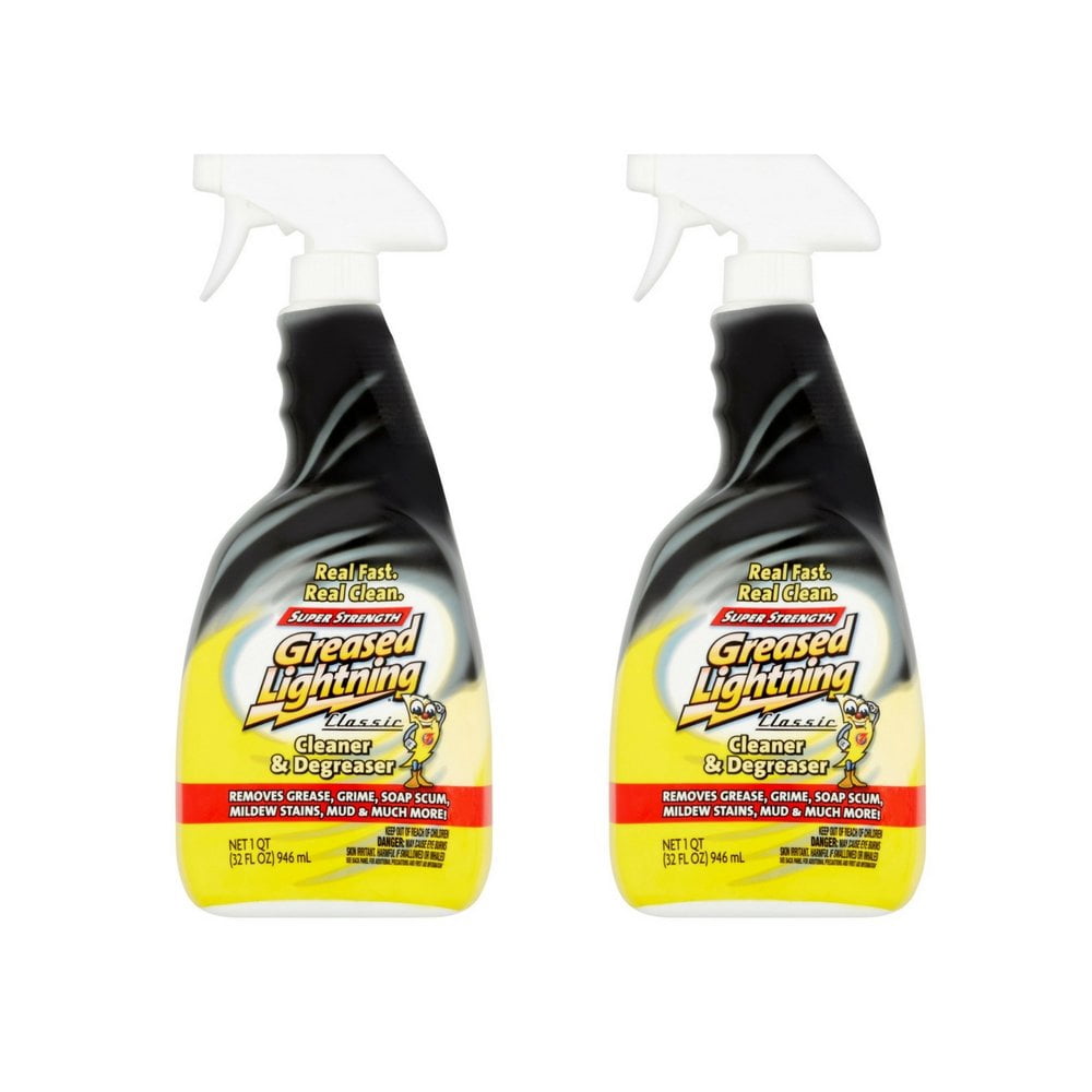 Greased Lightning Super Strength Multi-Purpose Cleaner & Degreaser, 32 fl oz (1) (2 pack)