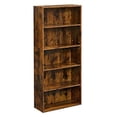 thumbnail image 1 of VASAGLE Bookshelf, 5-Tier Open Bookcase with Adjustable Storage Shelves, Floor Standing Unit, Rustic Brown ULBC165X01, 1 of 5