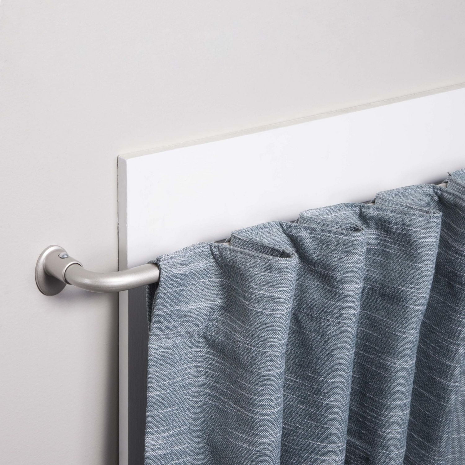 Eclipse 122 cm - 218 cm Tringle enveloppante pour assombrir la pièce, 1,58 cm Diamètre