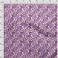 thumbnail image 4 of oneOone Cotton Poplin Purple Fabric Abstract Sewing Craft Projects Fabric Prints By Yard 42 Inch Wide, 4 of 5