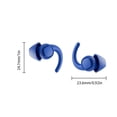 thumbnail image 3 of Bouchons d'Oreilles Antibruit, Protection Auditive Réutilisable, Bouchons d'Oreilles en Silicone Confortables pour le Sommeil, Réduction du Bruit pour la Natation, le Travail, les Études, Technologie de Blocage du Son, 3 of 9