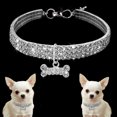 thumbnail image 1 of TopLLC Collier Fantaisie pour Chien Mignon Mini Animal de Compagnie Bling en Strass Chocker Collars, 1 of 2