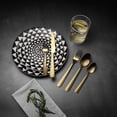 thumbnail image 3 of Thyme & Table 20-Piece Stainless Steel Gold Medallion Flatware Set, Luxe Collection, 3 of 3