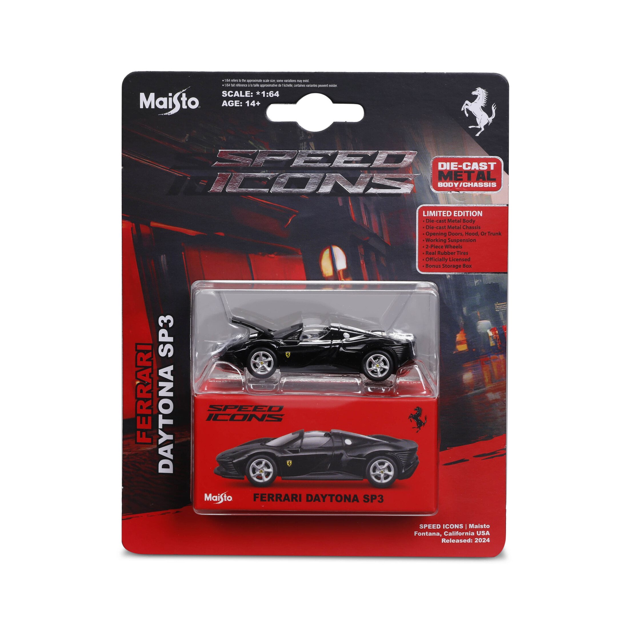 Maisto 1:64 Speed Icons – Véhicule moulé sous pression à l’échelle 1:64, 1 unité (modèles pouvant varier)