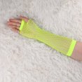thumbnail image 2 of Unique Bargains Women's Elbow Length Fingerless Fishnet Gloves 2 Pairs, 2 of 4