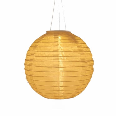 Lanternes DEL à Énergie Solaire pour l'Extérieur, Lanternes Suspendues en Papier Légères et Étanches pour Jardin, Patio, Cour, Mariages, Anniversaires, Fêtes et Événements