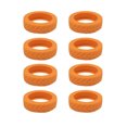 thumbnail image 1 of Xingzhi 10 Pcs/ensemble Compatibilité Grand Roulettes de Valise Housse de Protection et Orange Doux, 1 of 6