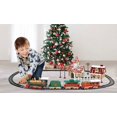 thumbnail image 3 of EZTEC Battery Operated Village Train Set  (46 pcs Christmas Ttrain Set), 3 of 6