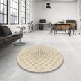 thumbnail image 4 of Ahgly Company Tapis d'Intérieur Lavables à la Machine, Carrés, Style Transitionnel, Mocassin Beige, Tapis de Zone, 7 Pieds Carré, 4 of 7