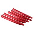 thumbnail image 4 of DYNWAVECA 5 X Piquets de Tente de Camping en Alliage d'Aluminium Rouge 31cm, 4 of 10