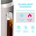 thumbnail image 3 of Volhoply Tasse à Café en Acier Inoxydable Isolée 14oz avec Couvercle en Vrac, Lot de 4, Tasse à Café de Voyage à Double Paroi sous Vide avec Poignée, Tasses Réutilisables Gobelet, Tasses de Camping Gardent au Chaud, Cadeaux de Noël (Gris, 4), 3 of 6