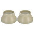 thumbnail image 1 of Unique Bargains 6' to 4' Duct Reducer Connector Ventilation Tube Increaser Adapter Beige 2 Pack, 1 of 5