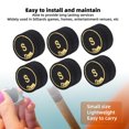 thumbnail image 3 of 6pcs 12mm Pool Billiard Cue Tips,Illiard Pool Cues Tips Replacement for Home Club, 3 of 8