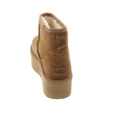 UGG Bottes à Plateforme Mini Classic pour Femmes, Châtaigne, 9