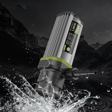 EGNMCR DC12V 60W Mini Pompe à Eau Submersible Circulation Geyser Mini Pompe à Eau Claire Élévation de 49.21 Pieds pour Étang Élément d'Eau Aquarium Hydroponie Pump Pump