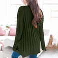 thumbnail image 4 of Kcodviy Sweaters Womens Open Sleeve Women High End Sweaters Knit Boho Long Patchwork Womens Jacket Coat Cardigan Pockets Front Womens Knit Coat Sweater, 4 of 5
