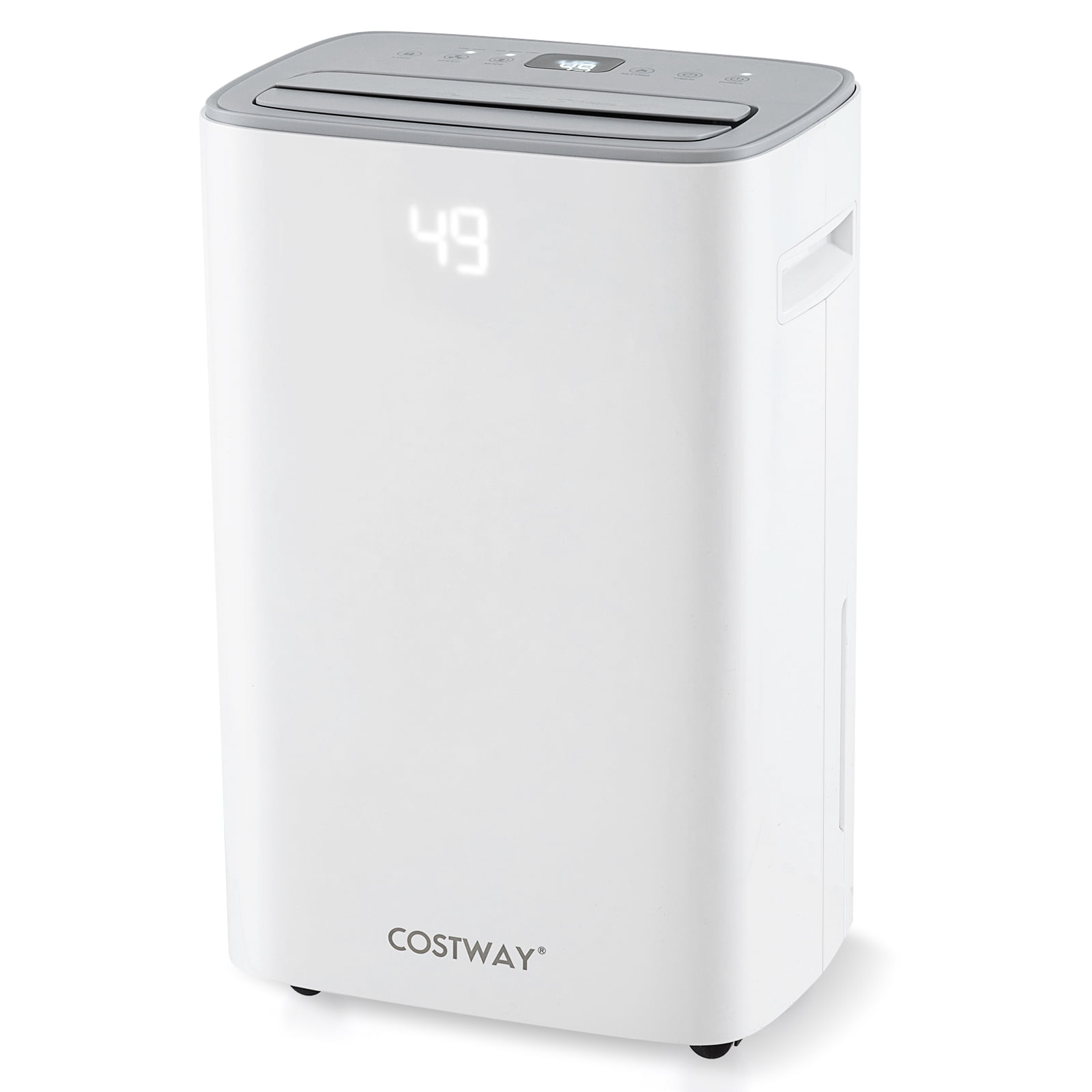 Déshumidificateur Costway 52 pintes pour sous-sol 4500 pi², déshumidificateur portable, minuterie 24H