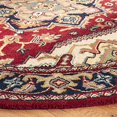 thumbnail image 2 of Safavieh Heritage Collection HG625A Handmade Traditional Oriental Premium Wool Area Rug, 8' x 8' Round, Red, 2 of 2