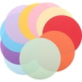 thumbnail image 3 of 200 Pcs Feuilles de Papier Décoratives Pliantes Papier Rond Coloré Matériel Bricolage Feuilles de Papier pour Étudiants, 3 of 8