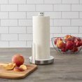 thumbnail image 2 of KitchenAid Stainless Steel and White Paper Towel Holder, 2 of 4