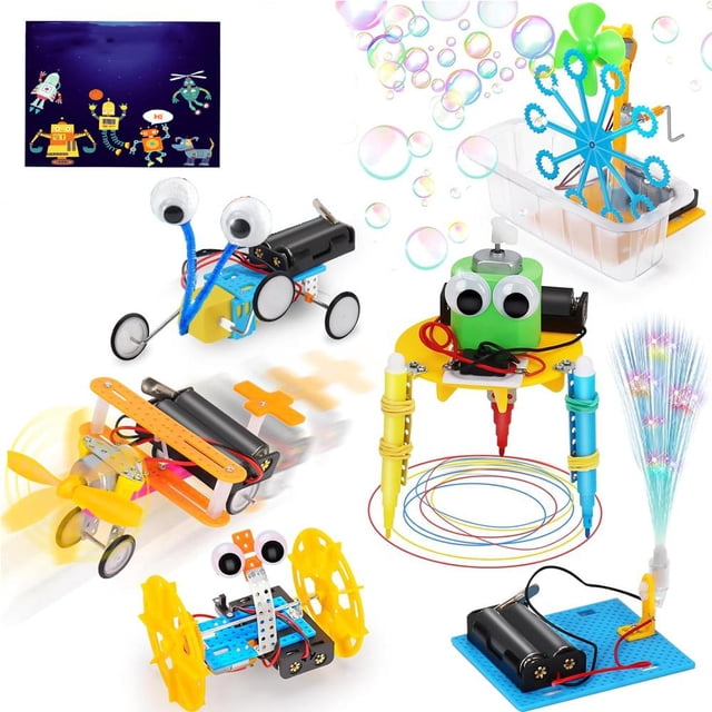 Trousse d'Expériences Scientifiques pour Enfants, Trousses de Science de Construction de Robot Ingénierie