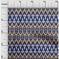 thumbnail image 1 of oneOone Cotton Silk Fabric Damask & Chevron Ikat Decor Fabric Printed BTY 42 Inch Wide, 1 of 4