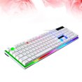 thumbnail image 1 of COOPHYA Clavier Lumineux de Rentrée Scolaire 1Ensemble Plastique Blanc Compact Connexion Filaire, 1 of 8