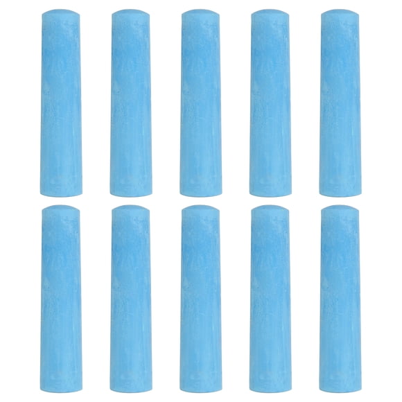 10 PCS Dustless Chalk, Blue Sidewalk Chalk Large Solid Huge Washable Street Chalk for Outdoor Adults Painting Graffiti Art