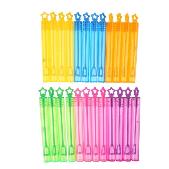 24pcs Funny Kids Outdoor Soap Bubble Bottles Toys Home Wedding Decor(Star)