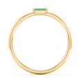 thumbnail image 3 of East-West Stackable Baguette Birthstone Ring - Emerald (May), 3 of 5