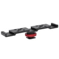 thumbnail image 2 of 3 In 1 Hot Shoe Mount Adapter Extension Bar Bracket Stand, Compatibility Camera Mobile Phone, Stable Quality Aluminum Alloy Material, Expand Microphone  Fill Light, 2 of 7