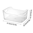 thumbnail image 3 of Large Deep Plastic Storage Bin with Handle for Bathroom/Vanity Organization - Countertop Makeup Organizer - Organization for Shelf, Cabinet, and Closet Decor, 3 of 4