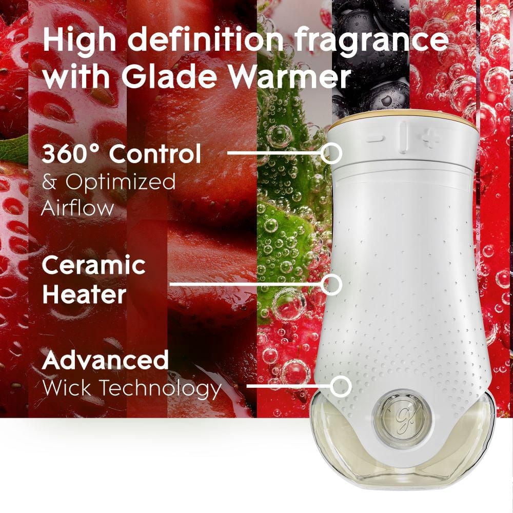 Glade Branchées® Huile parfumée Recharge, Éclat de Baies pétillantes