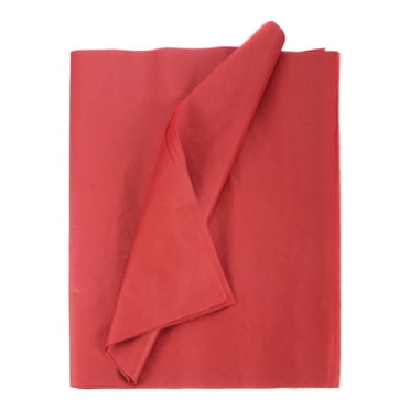 Unique Bargains 24 Sheets Tissue Paper 14" x 20", Tissue Paper for Gift Bags Tissue Paper Dark Red for Gift Wrapping