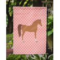 thumbnail image 3 of Carolines Treasures BB7911GF Cheval Arabe Rose Check Drapeau de Jardin, 3 of 3