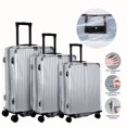 thumbnail image 2 of 18-30 Inch Suitcase PVC Cover Protector, Transparent Luggage Cover Waterproof Wheeled Suitcase Dustproof Sleeve Travel Accessory Transparent-20 inch, 2 of 6
