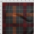 thumbnail image 3 of oneOone Cotton Poplin Fabric Tartan Check Print Sewing Fabric BTY 56 Inch Wide, 3 of 4