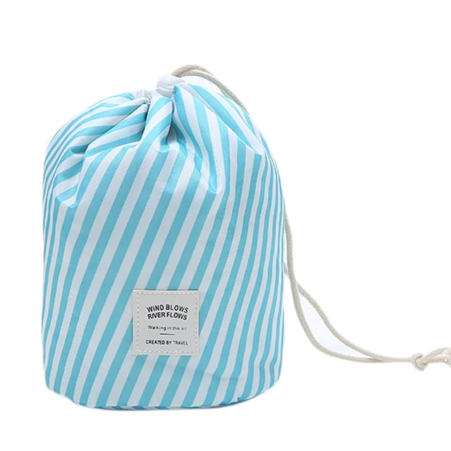 Drawstring Makeup Bag Portable Travel Storage Bag Cosmetic Organizer for Women
