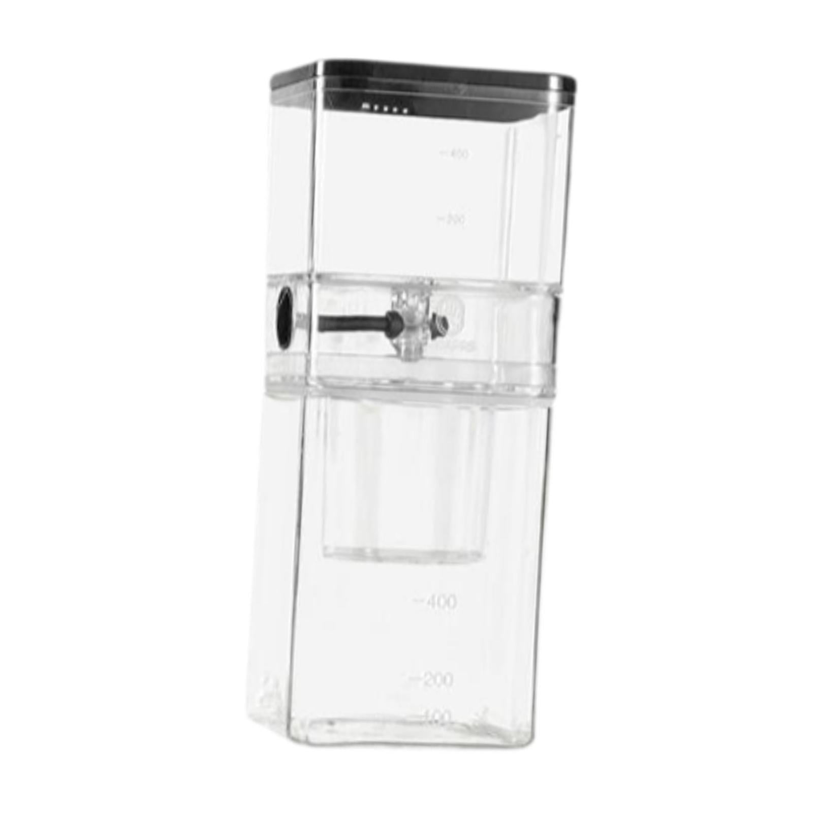 veasfak Ice Drip Coffee Maker Coffee Accessories Cold Brew Maker for Home Office Bar White