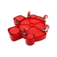 thumbnail image 4 of Poupée Seau avec 5 Roulettes Pivotantes Lavage de Voiture Seau de Lavage Automobile Chariot de Détaillage Durable Rouge, 4 of 6